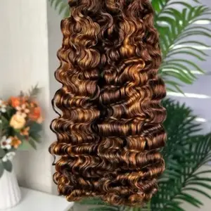Bohemian Curly Double Drawn PRE DYED 4 Bundles