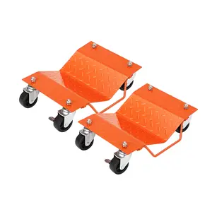 Heavy Duty Car Wheel Dolly Set – 4PCS or 2PCS, 1500–4000 lbs Capacity, 360° Rotating Lockable Casters, Tire Cart for Easy Vehicle, Truck, Motorcycle Moving, Garage Positioning