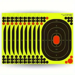 VIGEROSO 50pcs 9.5x14.5in Paper Shooting Targets, Hunting & Archery Training Accessories for Bow And Arrow Practice
