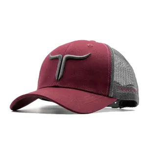 Cattle Ranch - Burgundy/Charcoal