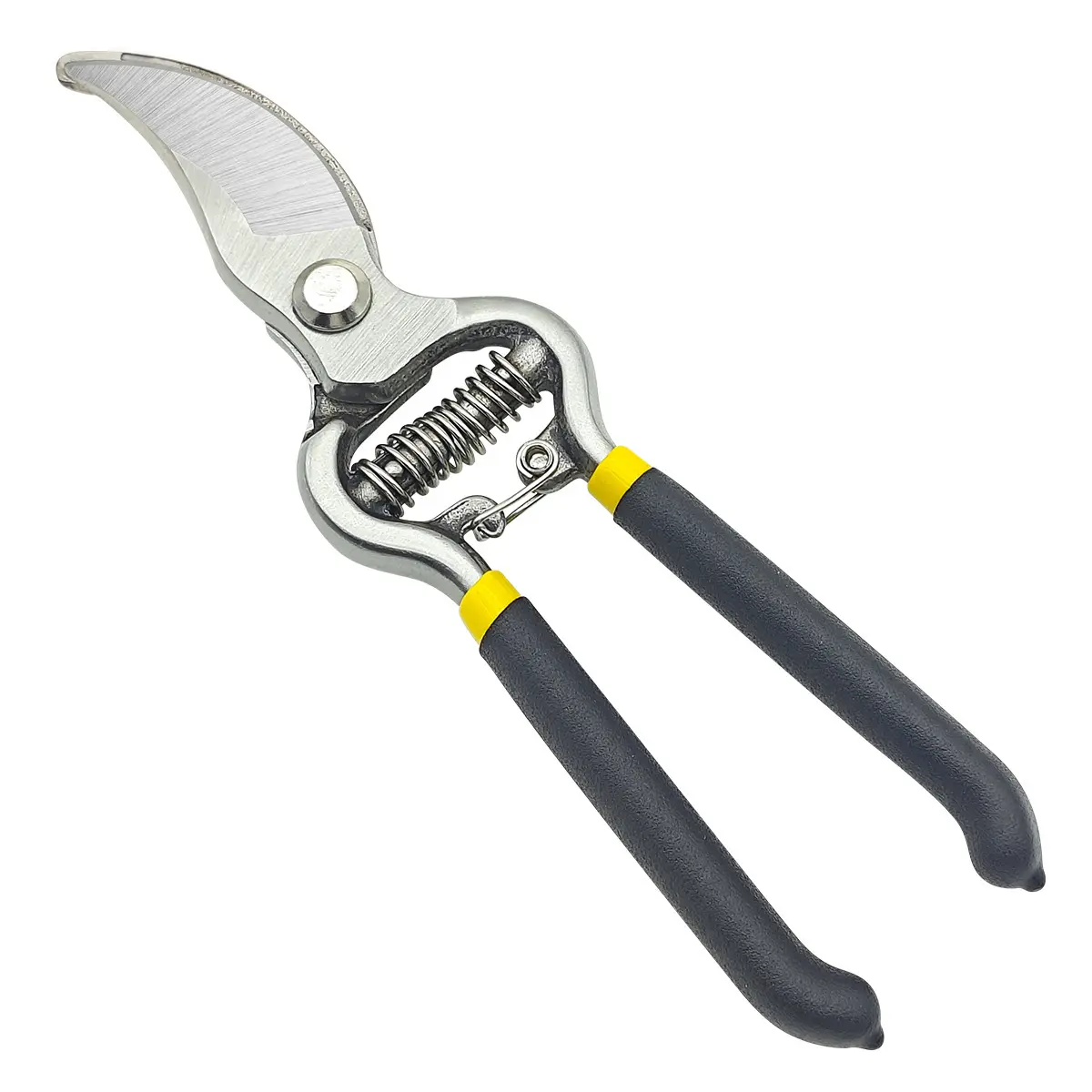 Curved-Head Carbon Steel Garden Pruning Shears - 1 Pair Household Branch Cutting Tool for Trimming Flower/Foliage Branches, Grafting Fruit Trees, Cutting Vines