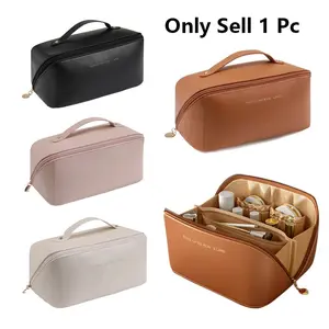 Multifunctional Travel Wash Bag, Thick PU Pillow Case, Portable High-Value Makeup Bag, Handheld Storage Bag, Ideal for Trips