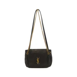 Pre-owned Yves Saint Laurent Lambskin Shoulder Bags Saint Laurent Nolita Mini Lamb Shoulder Bag