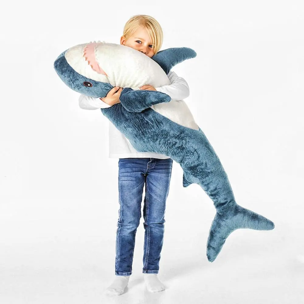 40inch Shark Stuffed  ,Plush Shark Toys,Stuffed  Sharks,Soft Shark Cushion Pillow Shark Plush Pillow Stuffed  Throw Pillow for Home Decoration  Gift