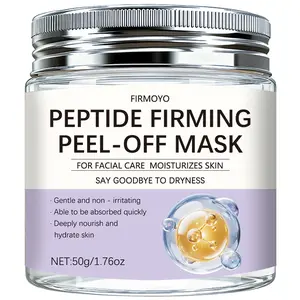 50g  | Peptide Firming Peel-Off Mask | Tightens Skin Texture & Reveals Radiance | A Hydrating Treatment for Face & Eyes | Suitable for All Skin Types | Moisturizer | Skin Care