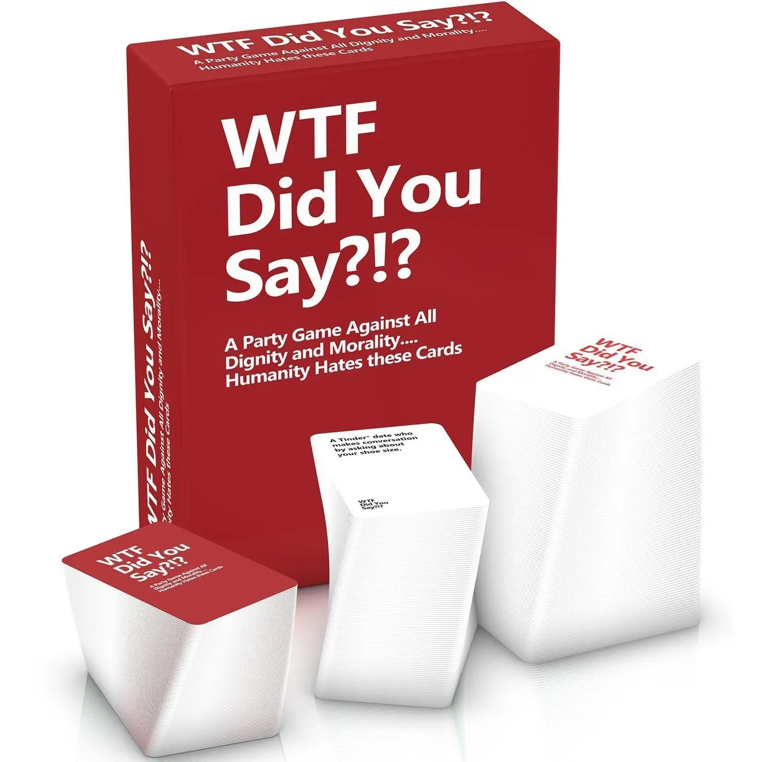 Wtf Did You Say? 1 Set Adult Party Card Game, Funny Party Cardboard Game, Humorous Laughter Party Game, Party Gift, Party Activities Supplies for Home