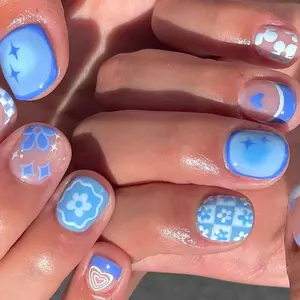 Press On Nail Artificial Nail False Nail Glues On Nail French Nail Tips Gifts.