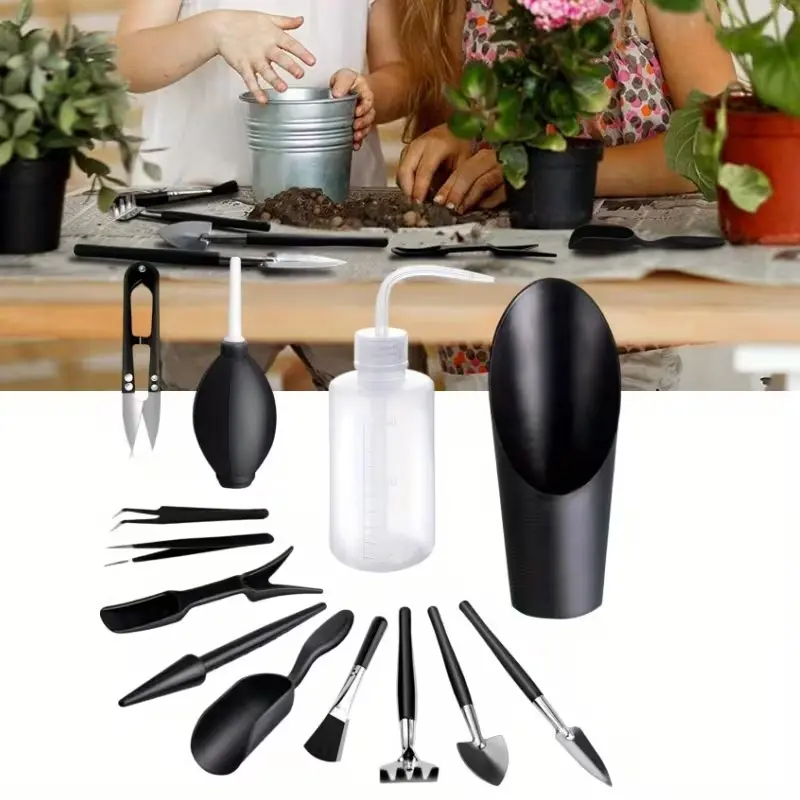13pcs Succulent Gardening Kit with Watering Spray Bottle - Complete Plant Care Tools for Potted Plants, Indoor Gardening Essentials Set,summerwins