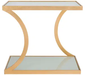 Safavieh Sullivan Metallic Leaf Accent Table