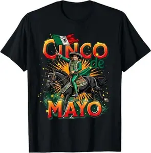 Cinco De Mayo Battle of Puebla May 5, 1862 Mexican T-Shirt for Men Women