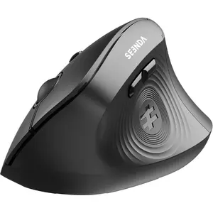 , MOU200  Vertical  - 3 Multi-Device Connectivity,1000/1600 /2400 DPI, Ergo Optical Mice for Windows,  OS, /PC/Laptop, Black