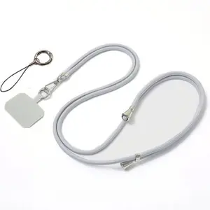 Adjustable Crossbody Phone Lanyard with Fixing Card, Phone Accessories Compatible with iPhone & Android Smartphone, Crossbody Phone Strap