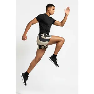 Copacabana Print Athletic Shorts - Sand