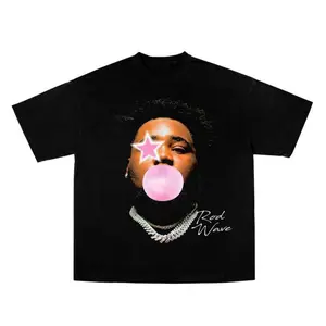 Rapper Rod Wave Pink Bubble Gum Shirt Gift For Fan Unisex Cotton Rod Last Lap Tour Graphic Tee, Full Colors, Full Sizes, For Men, For Women, gift for him gift for her Novelty Graphic T Shirt funny tshirt Undershirts Tees Casual Streetwear Classic Plain