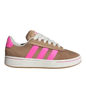 adidas Womens Grand Court Alpha 00S Lace Up Sneakers Shoes Casual - Brown