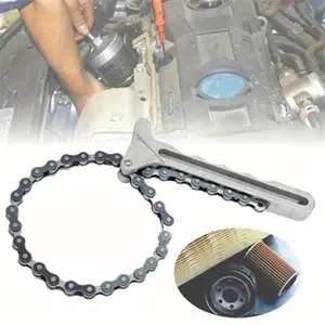 High Quality Adjustable Car Engine Oil Filter Chain Grip Wrench Spanner Remover Tools Plier Car Repair Tools