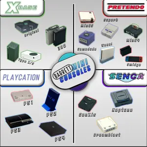 Miniature Video Game Console - (nonfunctional mini replica)