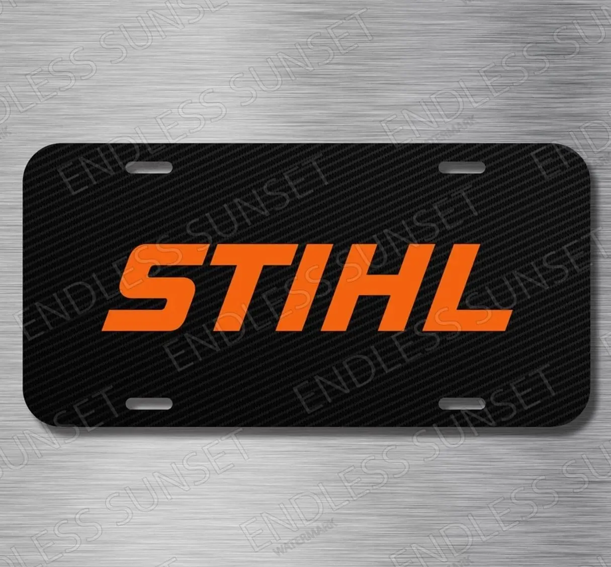 Power Tools Work Equipment Stihl Car License Plate Front Auto Tag Plate J