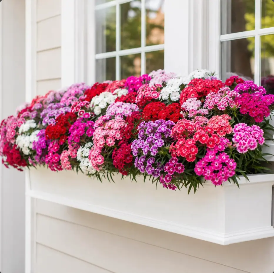 400Pcs Mixed Dianthus Barbatus Sweet William Seeds, Heirloom Perennial Seeds With Natural Clove Fragrance, Drought Resistant Flower Seeds For Indoor Pots And Outdoor Garden Planting