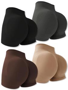 women's solid high waist sports gym shorts, casual comfy breathable seamless skinny shorts for   running, ladies sportswear for all seasons, gym clothing, workout clothes women, leggings shorts