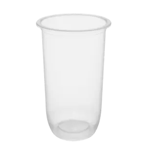 24oz PP Plastic "U" Style Cups (95mm Diameter)