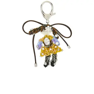 Shushu/Tong Rubber Band Girl Bag Charm in Yellow