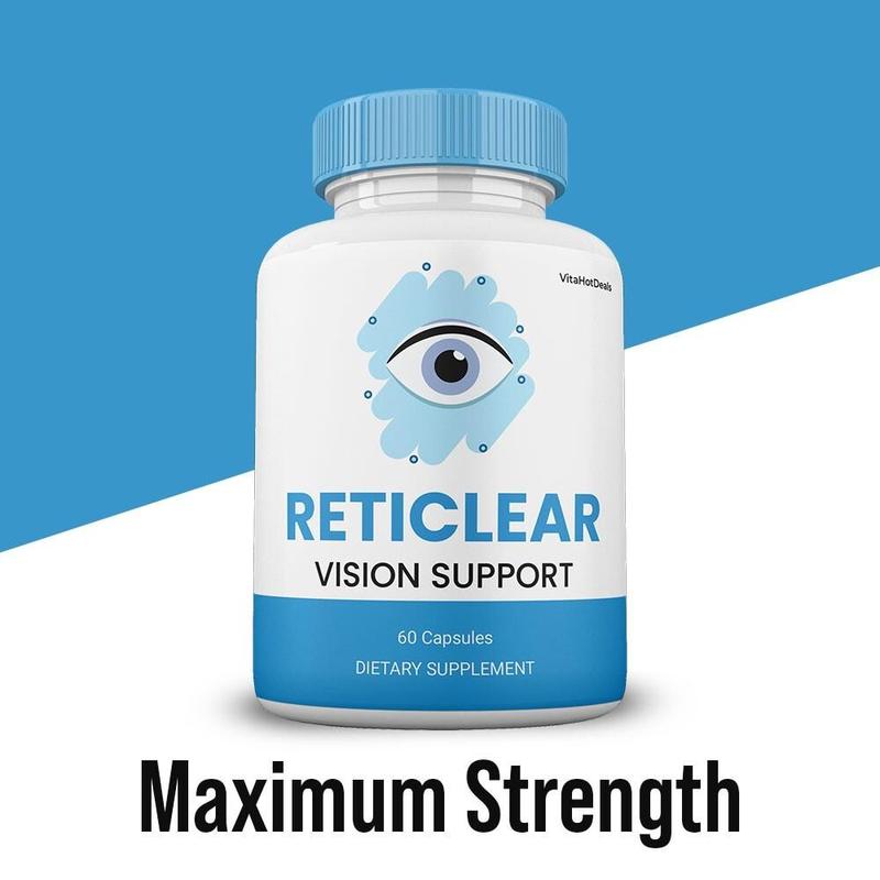 Reticlear Vision Capsules, for Vision, Clarity & Eye Health Support (1 Pack)