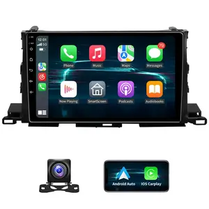10.1" Android 13 Car Stereo for Toyota Highlander 2015-2018, Wireless Carplay & Android Auto, HD IPS Touch Screen, 2G+64G/4G+64G, GPS Navigation, WiFi, Bluetooth, RDS/FM, SWC, AHD Backup Camera