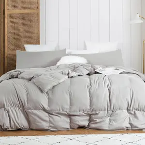 Snorze Cloud Comforter Set - Coma Inducer Oversized Bedding in Silver Cloud