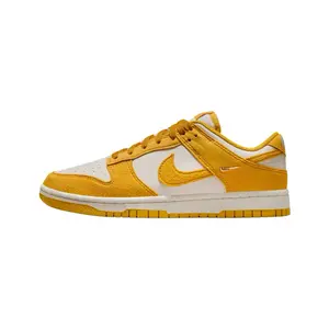 Nike Dunk Low ‘Dark Sulfur Mini Swoosh’ Women’s - Perfect for Casual Footwear Walking Shoes Sneaker Trainer Girl