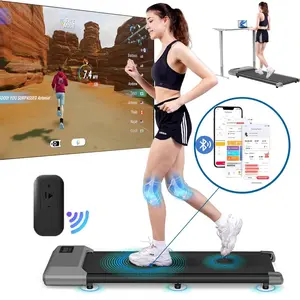 2in1 Walking Pad Mini Treadmill Portable for Home&Office Under Desk LCD Screen Max 250lbs Quiet Treadmills Exercise Machine