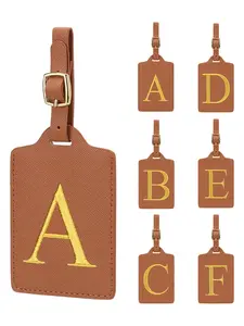 Name ID Luggage Tag, Personalized Letter Tags, Fashion Bag Charms, Bag Pendant, Bag Decoration, Essential for Women's Daily Travel, Cruise Trip Must-Have, Durable and Lightweight Design