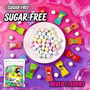 Sugar-Free Mints 10.58oz Bag Peppermint & Mixed Flavors Long-Lasting Freshness Fresh Breath Gluten-Free Office Snacks On-the-Go Treats Halloween Party Favors