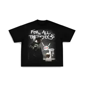 FOR ALL THE DOGS V2 TEE Print Short Sleeve T-Shirt Menswear Top Underwear Streetwear Tshirt Fabric Crewneck Shortsleeve Tropical Casual