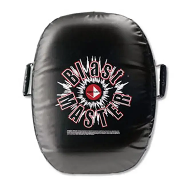 Century Blast Master Shield - Black Martial Arts Training Shield, 16 oz. Durable Vinyl, Foam Core, 3 Thick Layers of Foam, 6.3 lbs, Inflatable Tube, 2 Back Handles, for Hard-Hitting Martial Artists