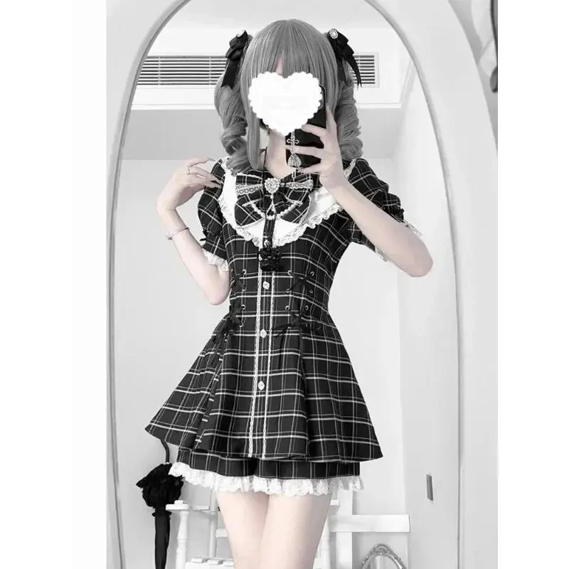 375 black plaid
