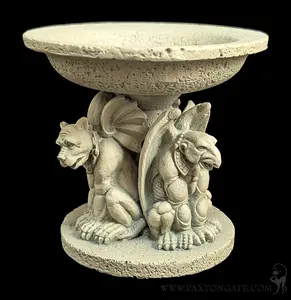 Small Three Gargoyle Urn