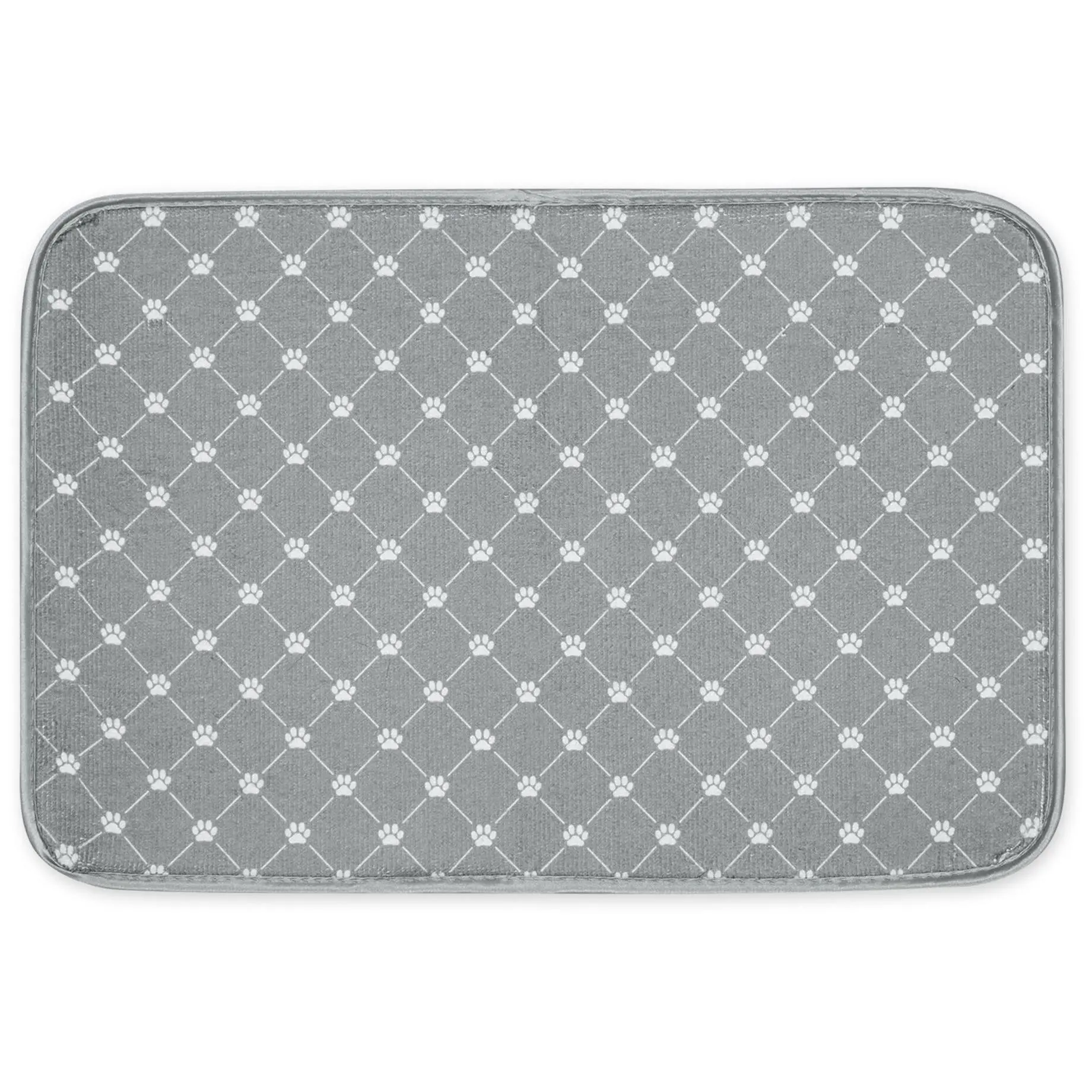 Bone Dry Trellis Paw Pet Mat - Medium