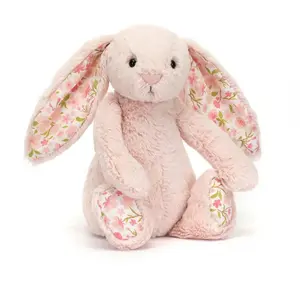 Authentic Jellycat Blossom Bunny Plush – Ultra Soft Pink Bunny Stuffed Animal Cute Gift for Kids & Baby