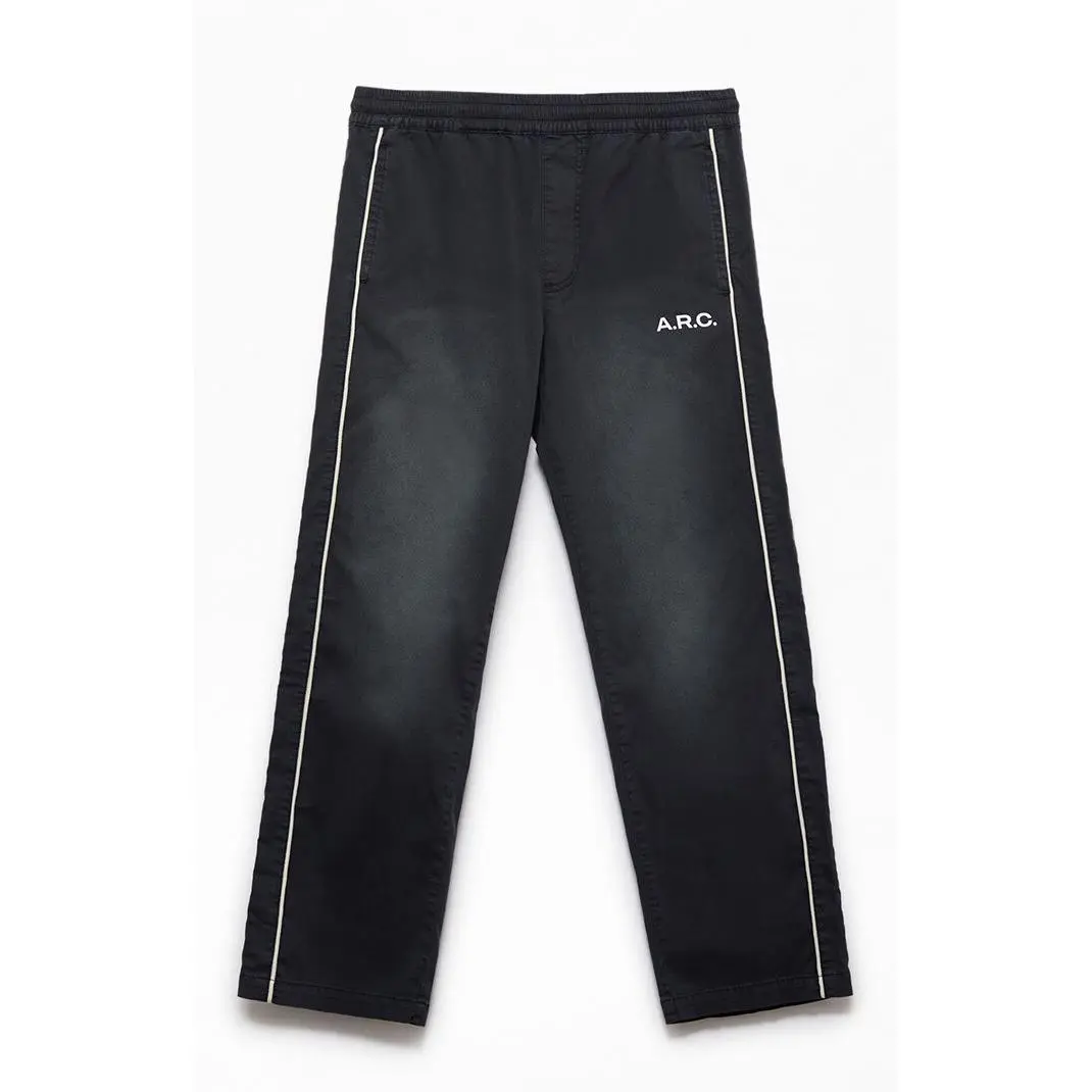 A.R.C. Men's Black Active Vintage Wash Track Pants