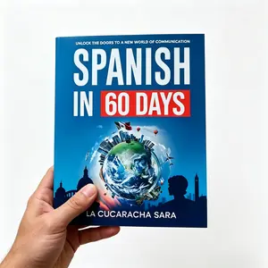 Spanish Language Notebook – Office Stationery for Writing Practice, Progress Tracking & Note-Taking, Ideal Gift for Language Learners