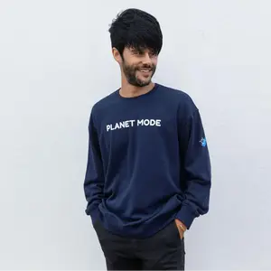 SkySignal Crew Fleece Menswear Navy Blue