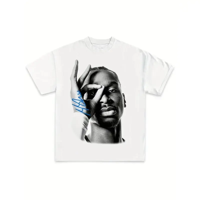 rapper graphic tees black and white - TikTok Shop