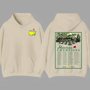 2025 Masters Tournament Augusta 91 Years Hoodie, Golf Tournament, The Masters Golf Cup 2 Sided Hoodie, Golf Gifts For Men(Sheets)
