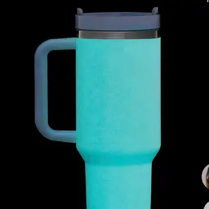 40oz Glow-in-the-Dark Insulated Stainless Steel Tumbler - Customizable Drinkware Travel Mug for Cold & Hot Drinks
