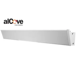 212 MAIN KCV Cove Heater - King Electric KCV2010-W, 83 in, 208V, 935W, White Heating System, Space Saver, Radiant Heat, Silent Run