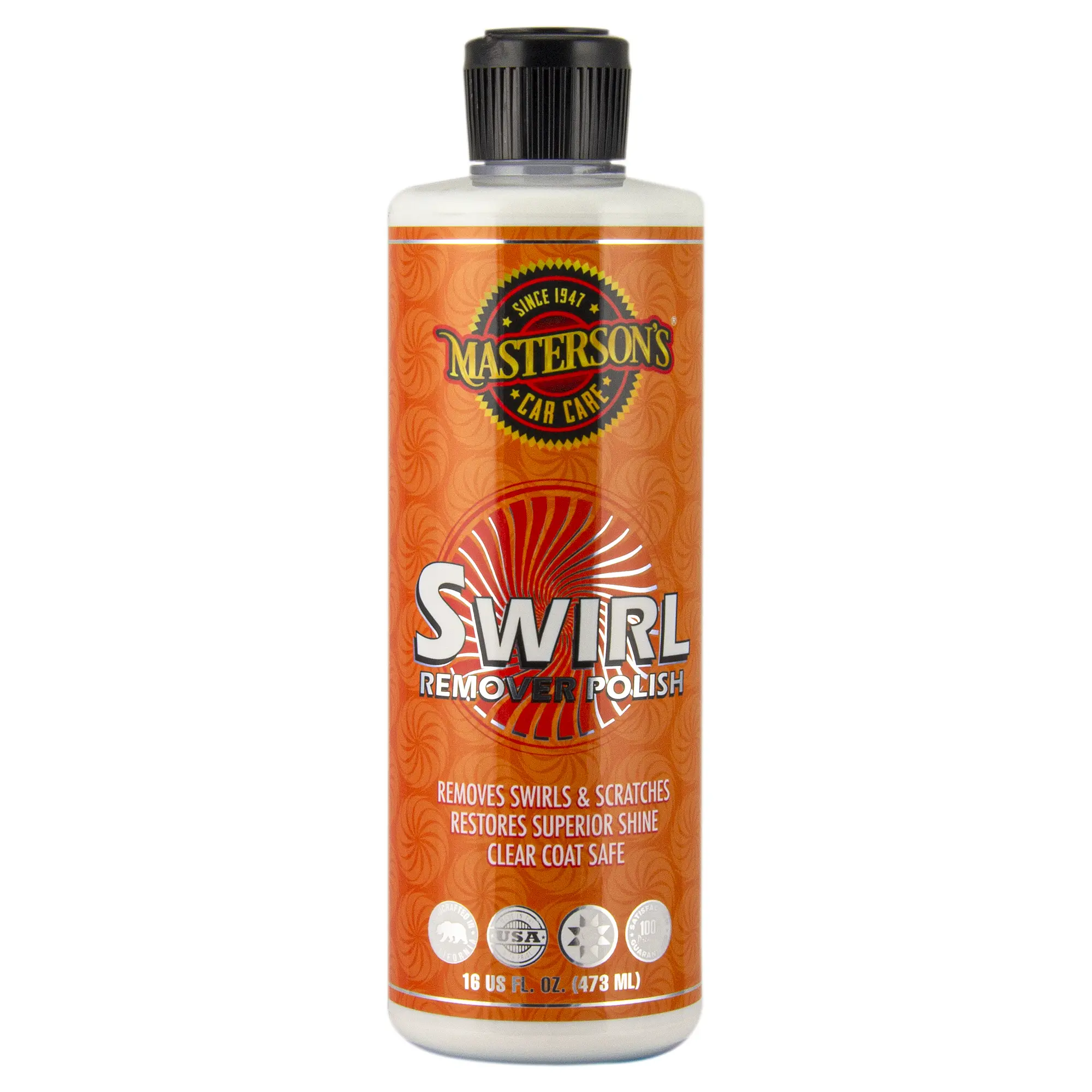 MASTERSON'S CAR CARE - SWIRL REMOVER POLISH (16 oz) - MCC_130_16 - Quickly Eliminates Swirl Marks, Scratches, and Paint Defects