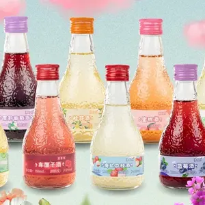 Cocktail fruit drinks 4 bottles ( cherries, peach , jasmine grape, plum) perfect  summer drinks