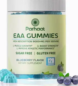 EAA Gummies 120 Gummies (Pineapple), Essential Amino Acids - All 9 Essential Aminos (EAA) and All Branched-Chain Aminos (BCAAs), Non-GMO, Gluten Free, Vegetarian Friendly