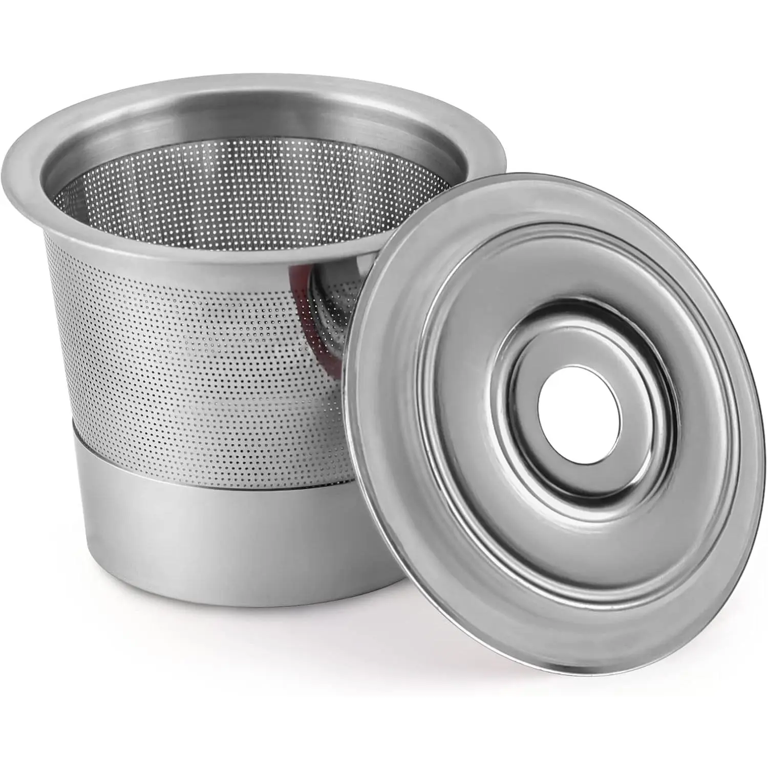 K Cups Coffee Pod Filters for  2.0 & 1.0 Single Cup Coffee Makers, Universal Refillable KCups, K-cups  Filter (1)